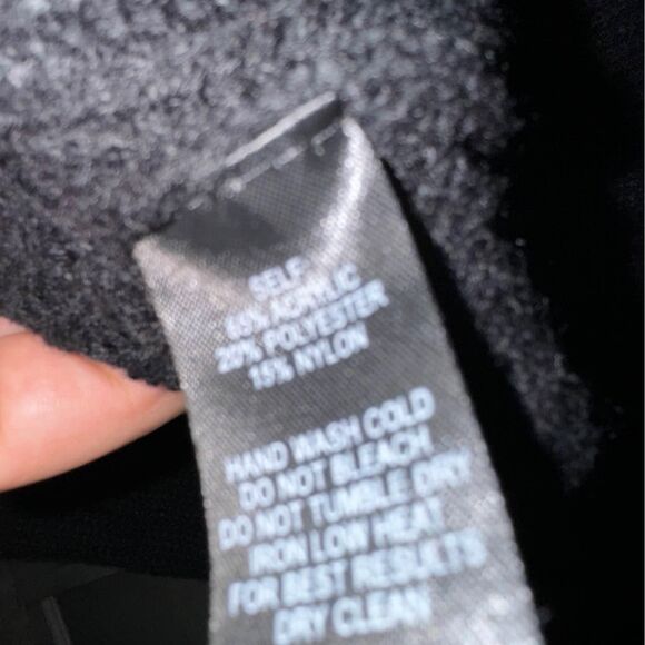 Lulus Backless Knit Mini Sweater Dress in Black Oversized Small - Picture 6 of 9